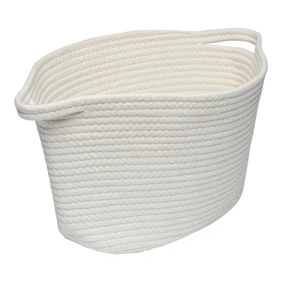 Cestino portaoggetti Bianco Large