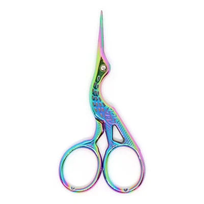 Forbici Cicogna Arcobaleno, 9 cm