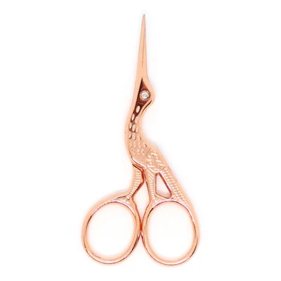 Forbici Cicogna Oro rosa, 9 cm
