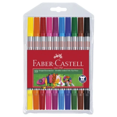 Faber-Castell Tusser doppio spesso/sottile 10 pz