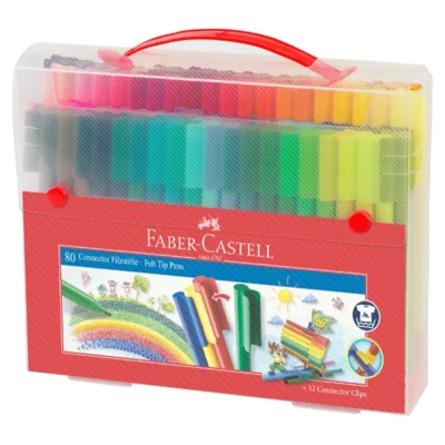 Faber-Castell Tusser Connector Valigia 80 pz