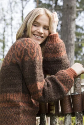 DSA80-05 Maglione Sofie Marrone