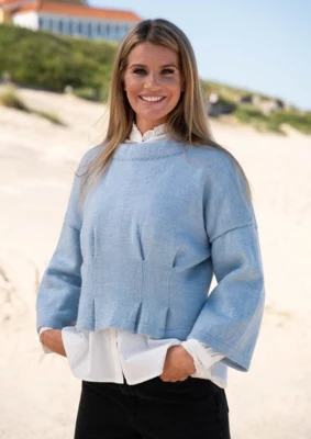 1806 Blusa con pieghe