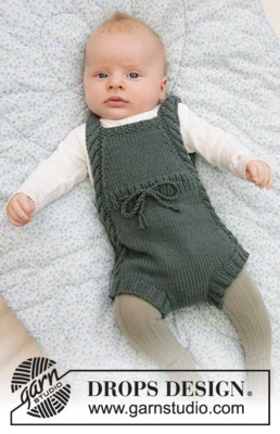 33-21 Ready to Play Romper by DROPS Design