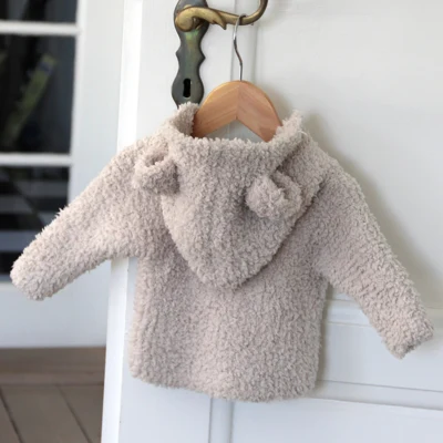 Go Handmade Teddy Hættejakke - Baby (3-6 mdr.)