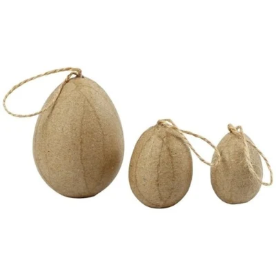 Uova di Papmaché da appendere