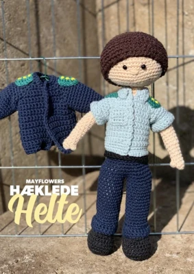 Hæklet politimand
