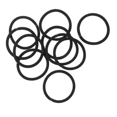 Elastici per capelli, 45 mm, neri, 10 pz.