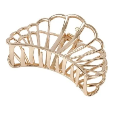 Fermaglio per capelli, dorato, 1 pz.