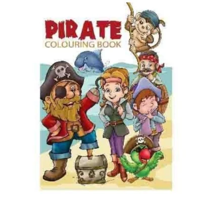 Libro da colorare A4 Pirata 1, 16 pagine