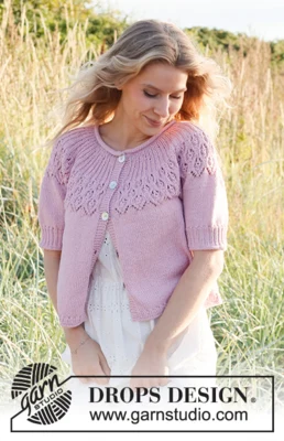 222-33 Now and Forever Cardi by DROPS Design