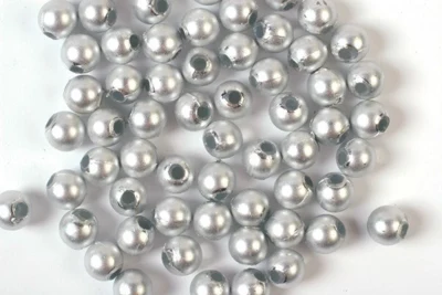 Perle di cera, 3 mm, 500 g, argento opaco