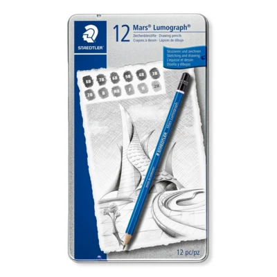 Matite Lumograph Mars STAEDTLER, 12 pezzi
