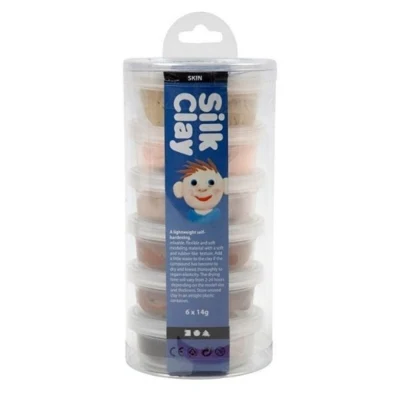 Silk Clay, colori della pelle, 6x14 g