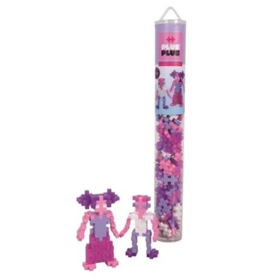 Plus-Plus in Tubetti, Mix Glitter, 100 pz.