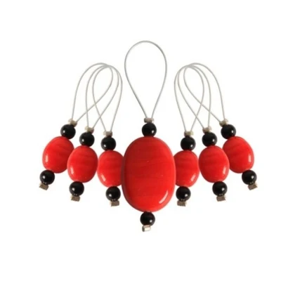 KnitPro ZOONI Marcatori per maschere Mandarino, 7 pz.