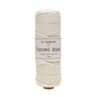 Go Handmade Macramé Deluxe 50 m, 3 mm