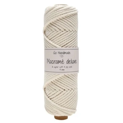 Go Handmade Macramé Deluxe 50 m, 4 mm