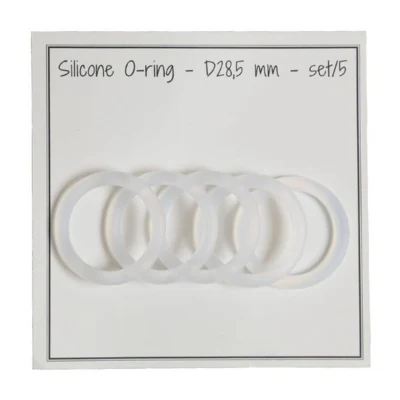 Go-ring in silicone fatto a mano (5 pezzi), trasparente
