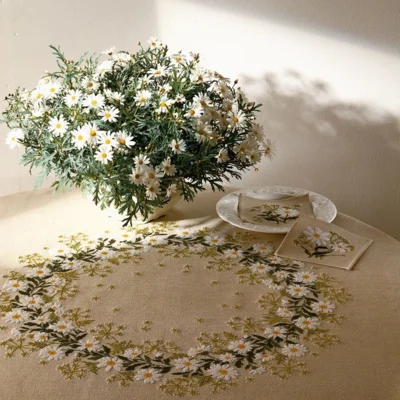 Permin Ricamo - Occhio di bue bianco