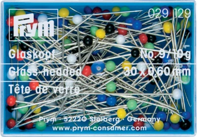 Prym Aghi con testa in vetro