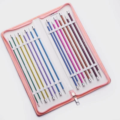 KnitPro Zing Set di Ferri Dritti 25 cm / 10"
