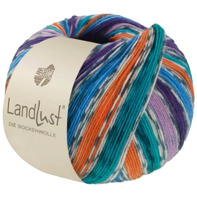 821 Blu notte/Blu azzurro/Arancione/Verde mare/Viola/Violetto scuro/Bianco sporco/Petrolio