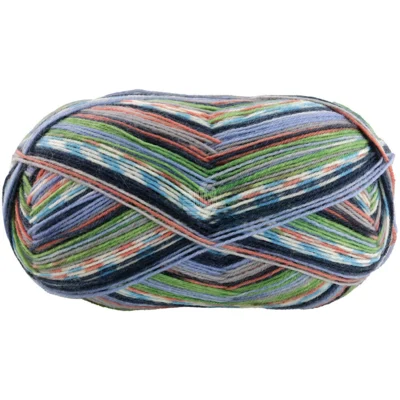6811 Verde bosco/Ecru/Turchese/Ruggine/Verde/Grigio topo/Blu azzurro