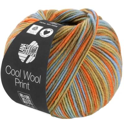 834 Arancione/Ocra/Nougat/Verde mare/Blu-grigio