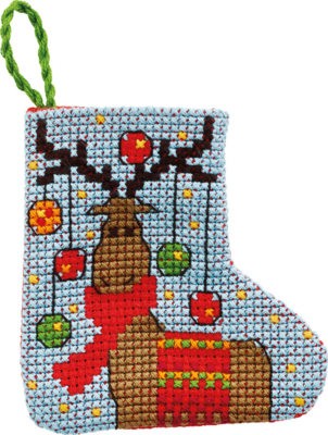 Kit Ricamo Alce 7 x 7 cm