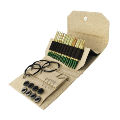 LYKKE Set di Ferri Circolari Componibili Grove, Beige, 13 cm