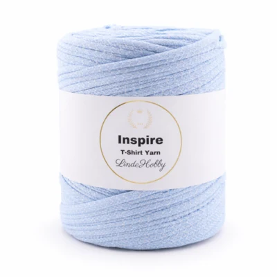 36 Azzurro chiaro con effetto mélange bianco