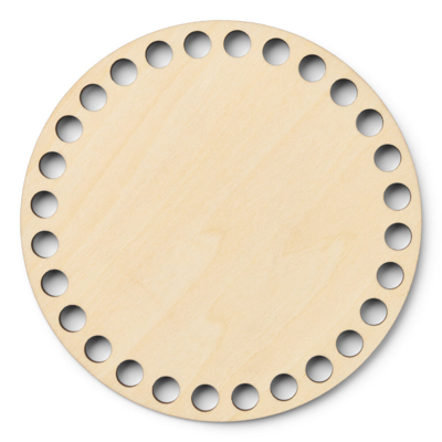 LindeHobby Base per Borsa, Rotonda, Compensato