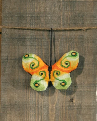 Kit da Ricamo Farfalla verde chiaro m 053/99 9 x 6 cm