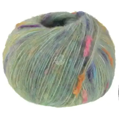 11 Verde chiaro/arancione chiaro/rosa/grigio chiaro/viola