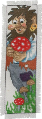 Kit da Ricamo Segnalibro Papà Troll 7 x 22 cm