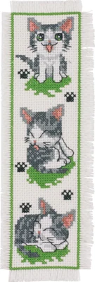 Kit Ricamo Gattino 7 x 22 cm