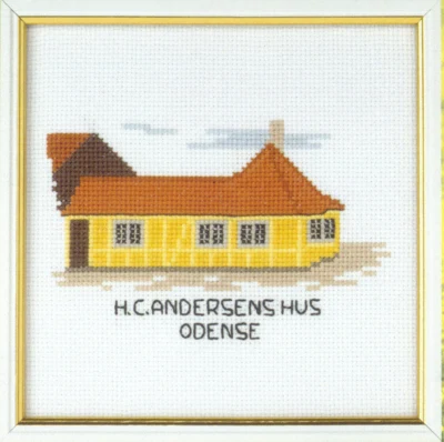 Kit Ricamo Casa di H.C. Andersen 15 x 15 cm
