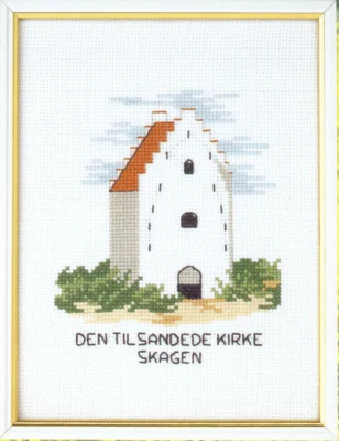 Kit per Ricamo Chiesa Insabbiata 15 x 20 cm 5611