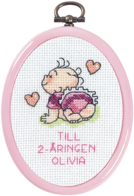 Kit per Ricamo Olivia 2 c/R5961/02 7x9 cm