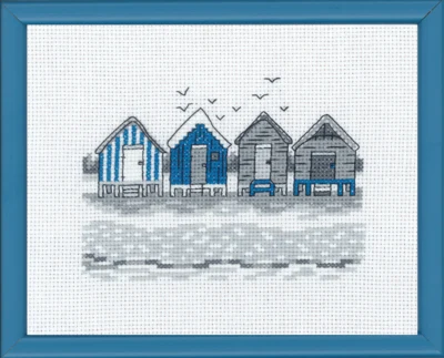 Kit da Ricamo Case di Balneazione R5741 14 x 18 cm