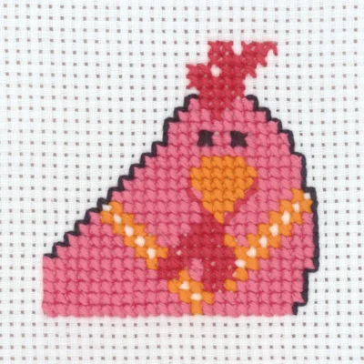 Kit Ricamo Gallina 8 x 8 cm
