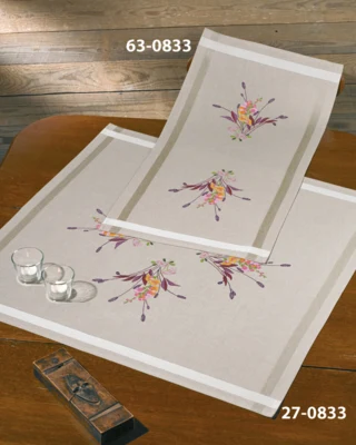 Kit da Ricamo Fiore di Drago 80 x 80 cm