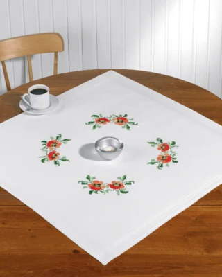 Kit da ricamo Papaveri XXX 80 x 80 cm