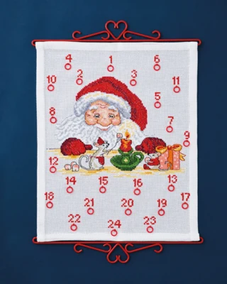 Kit da Ricamo Babbo Natale & topo 38 x 46 cm B5125/38