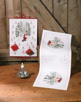 Kit per ricamo Babbo Natale in città B5125/32 32 x 44 cm