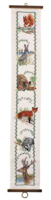 Kit da ricamo Animali della foresta 16 x 97 cm B5159/16