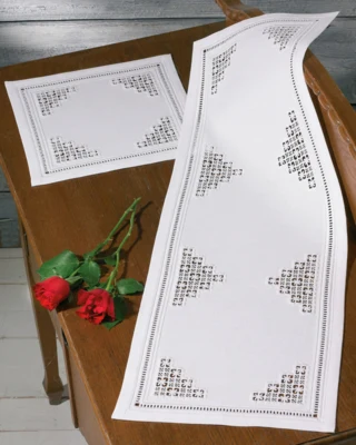 Kit da Ricamo Hardanger 29 x 82 cm