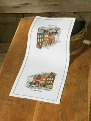 Kit per ricamo Bergen, striscia 24 x 53 cm