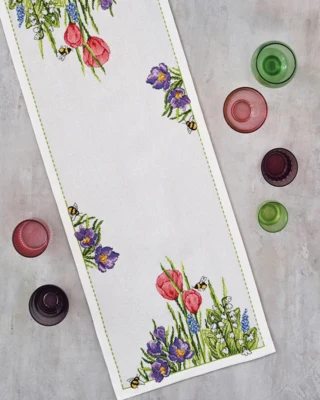 Kit da Ricamo Springtime 34 x 86 cm